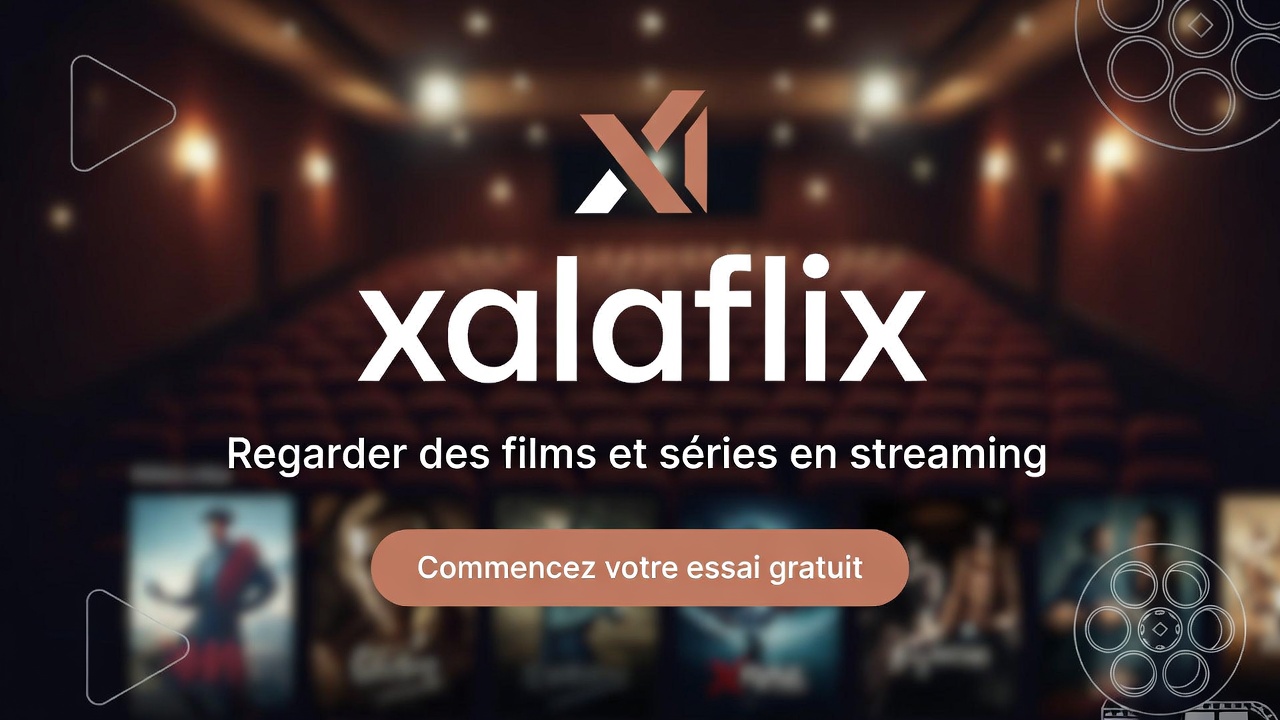 Interface de Xalaflix VF sur grand écran
